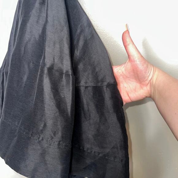 Aje Psychedelia Puff Sleeve Cut Out Mini Dress Tie Back Black Size US 8 - Picture 6 of 11